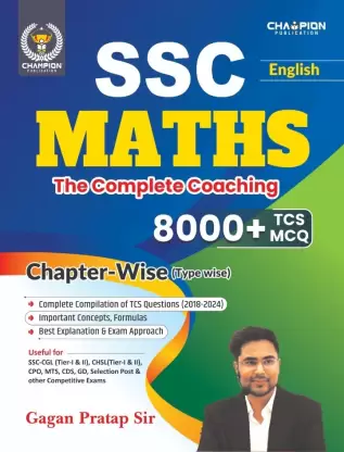 SSC MATHS | Chapter-Wise 8000+ English