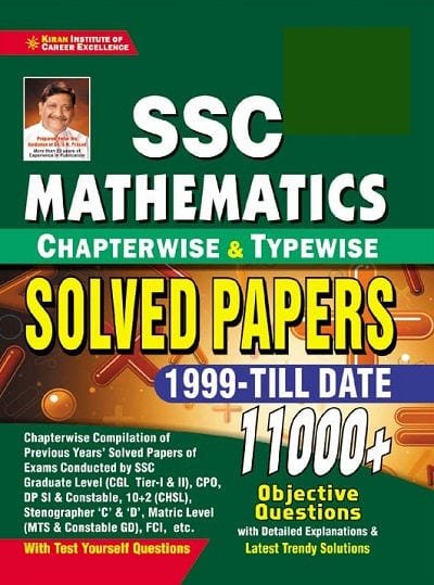 Kiran SSC Mathematics 11000+ Chapterwise and Typewise Solved Papers [ENGLISH MEDIUM] PDF