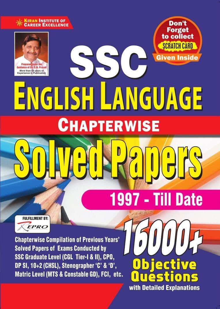 SSC English Language Chapterwise and Typewise Solved Papers Till January 2025