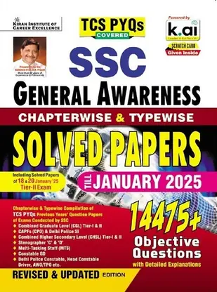 SSC General Awareness Chapterwise and Typewise Solved Papers by Kiran Publications