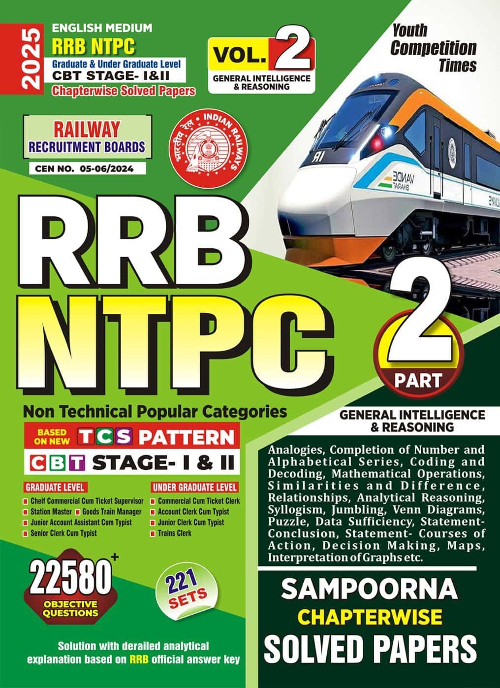 YCT 2025 RRB NTPC General Awareness Sampoorna Solved Papers Part-2 [ENGLISH MEDIUM] PDF