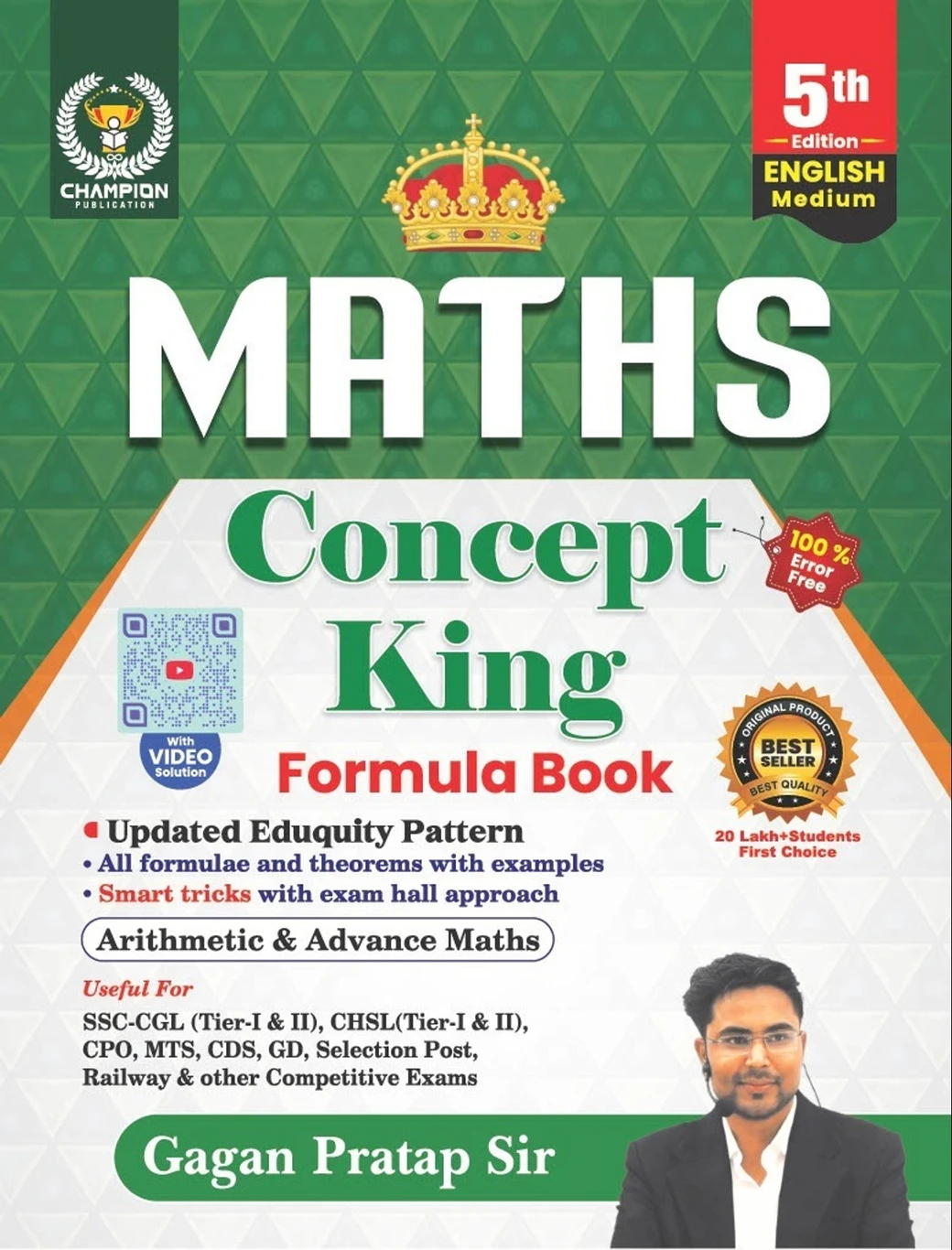 Maths Concept King Formula Book 5th Edition 2026