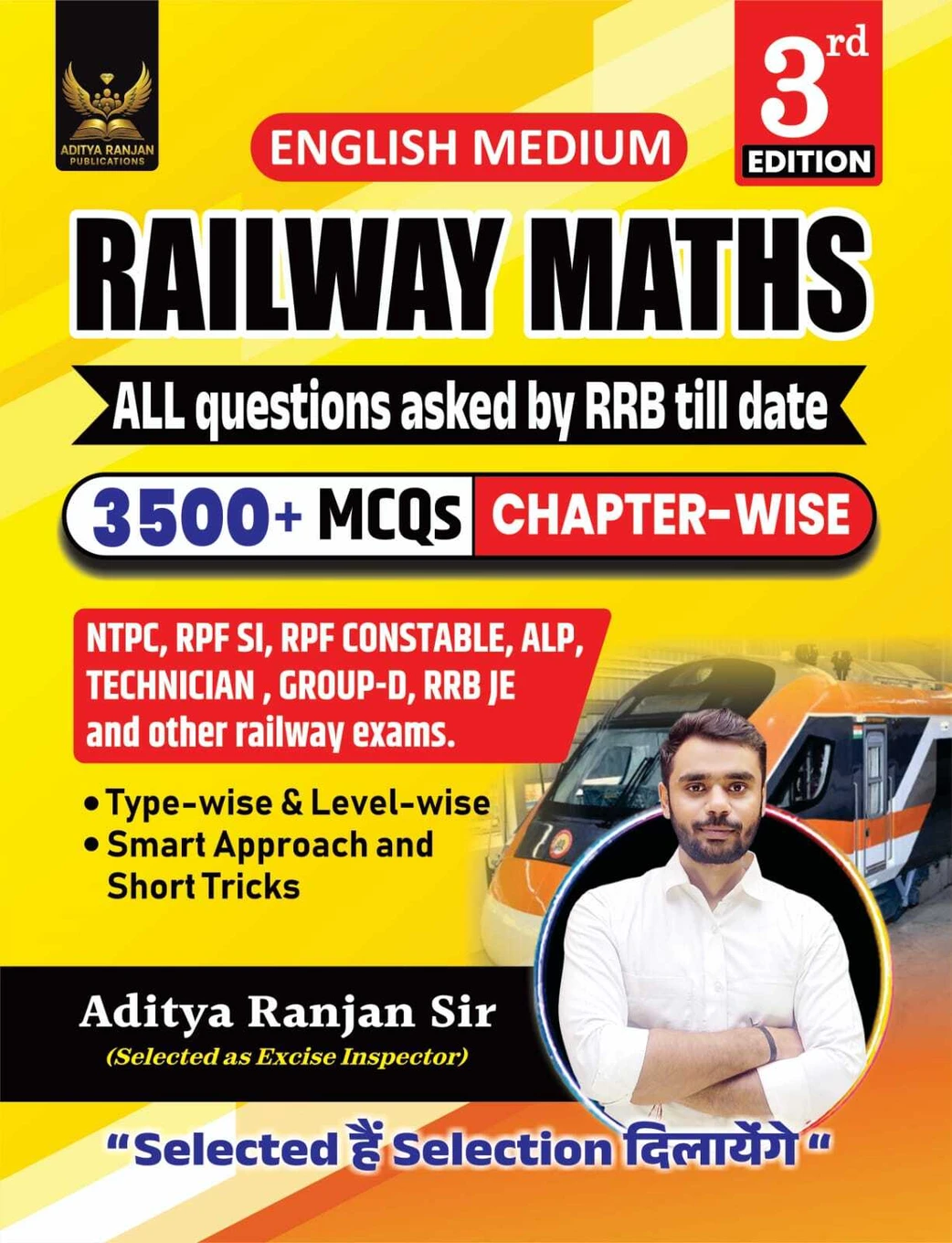 Railway Maths | Railway Ganit | 3rd Edition | 3500+ Chapter-Wise MCQs | English Medium