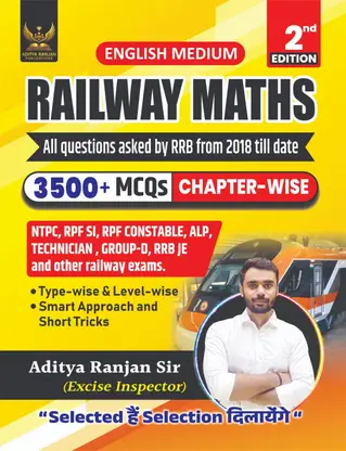 Railway Maths | Railway Ganit | 2nd Edition | 3500+ Chapter-Wise MCQs | English Medium