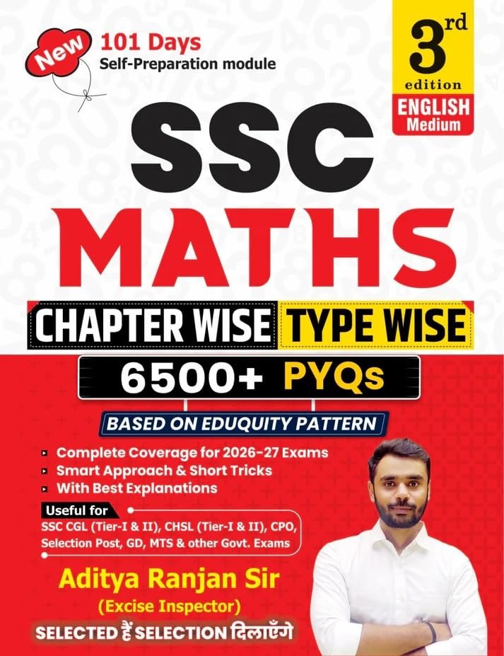 SSC MATHS 3rd Edition in English Aditya Ranjan Sir