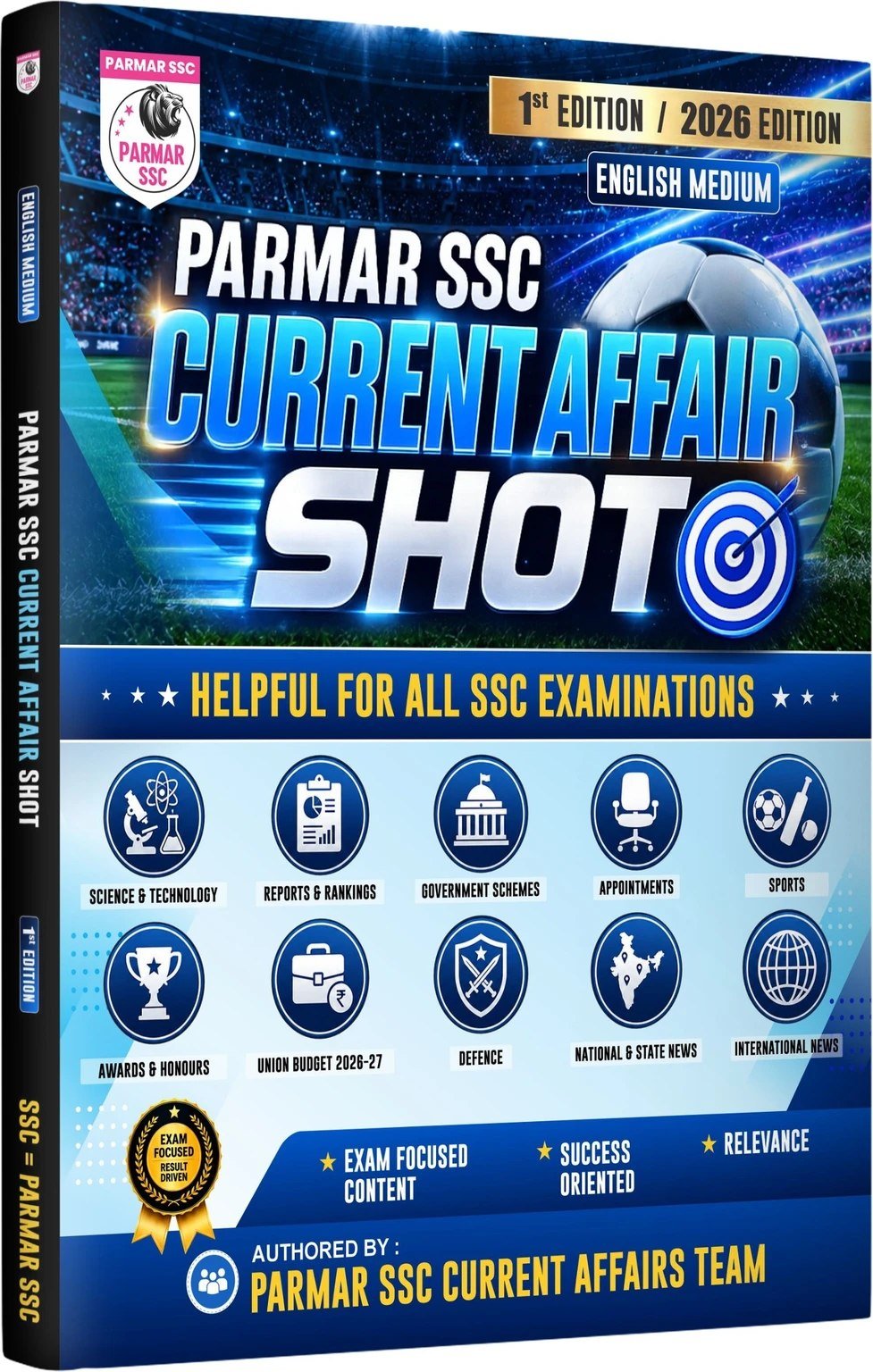 PARMAR SSC Current Affair Shot English Medium 1st Edition, 2026 Edition