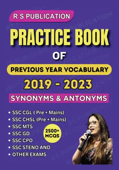Practice Book PDF of Previous Year Vocabulary 2019–2023 by Rani Mam